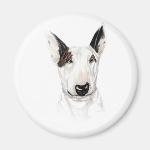 Bull Terrier Bust Magnet