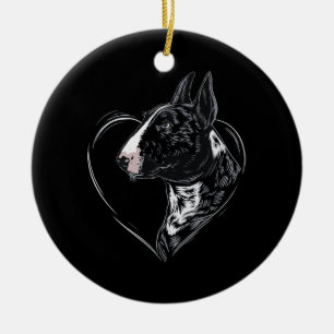 Bull Terrier   Ceramic Tree Decoration