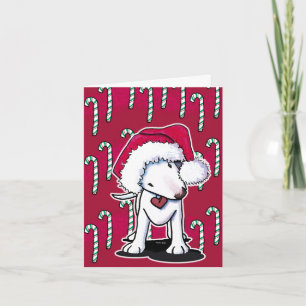 Bull Terrier Christmas Card