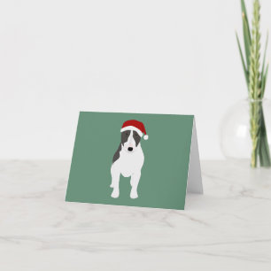 Bull Terrier Christmas Card