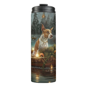 Bull Terrier Christmas Festive Voyage Thermal Tumbler
