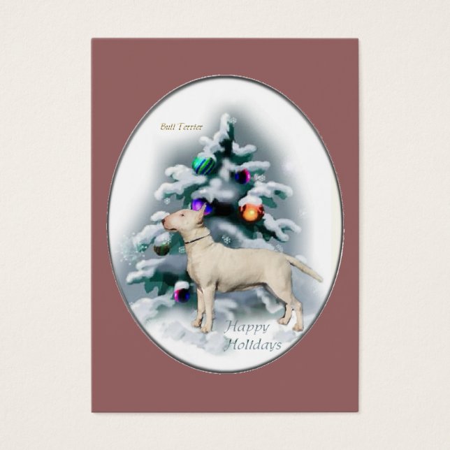 Bull Terrier Christmas Gifts (Front)