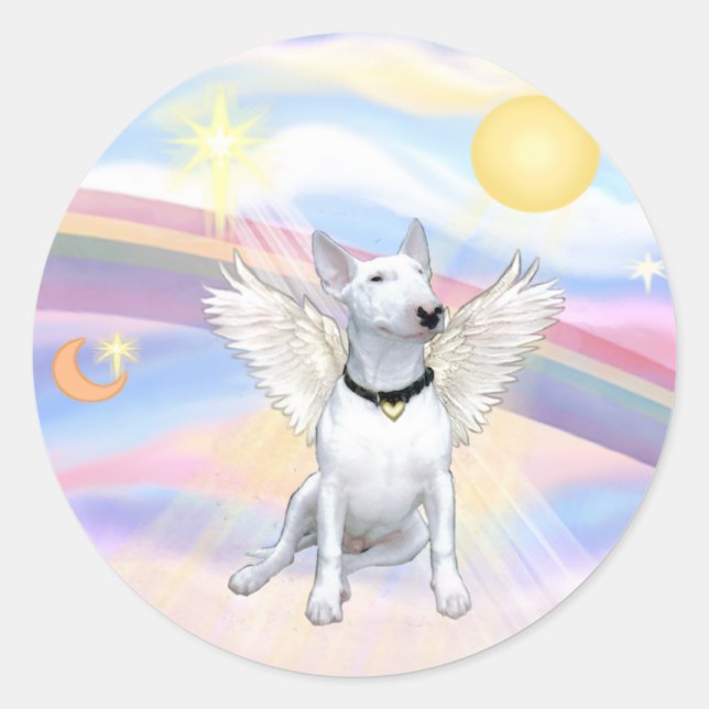 Bull Terrier Classic Round Sticker (Front)