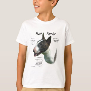 Bull Terrier (coloured) History Design T-Shirt