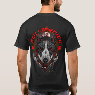 BULL TERRIER Cyberpunk Samurai Elite T-Shirt