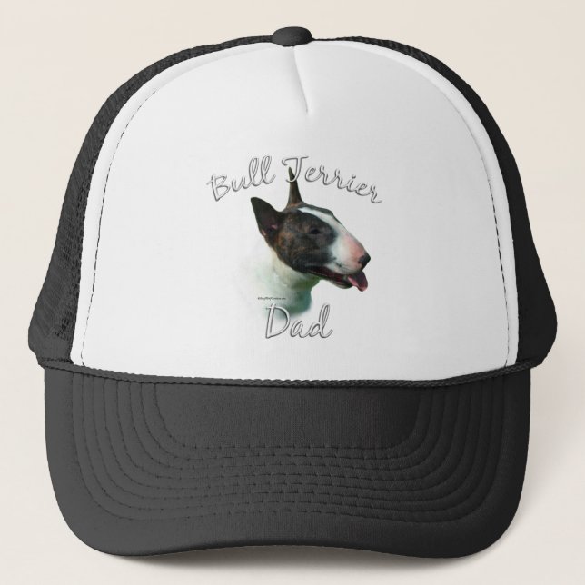 Bull Terrier Dad 2 Trucker Hat (Front)