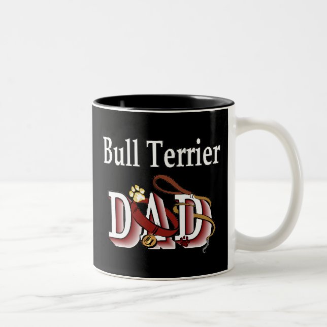 Bull Terrier Dad Mug (Right)