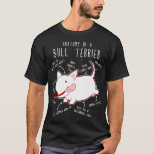 Bull Terrier Dog Anatomy 1 T-Shirt