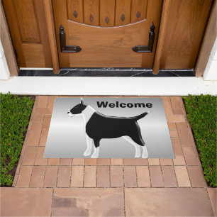Bull Terrier Dog Design Doormat