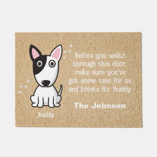 Bull Terrier Dog Door Mat