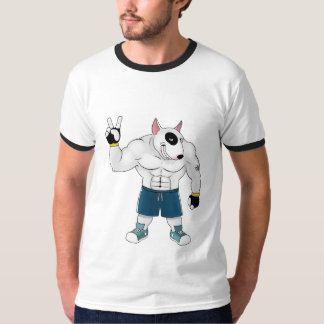 bull terrier dog fighter T-Shirt