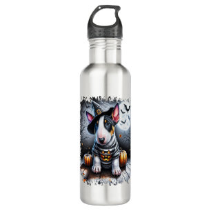 Bull Terrier Dog Halloween 710 Ml Water Bottle