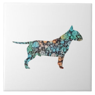 Bull Terrier Dog Lover Tile