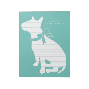 Bull Terrier Dog Puppy Notepad