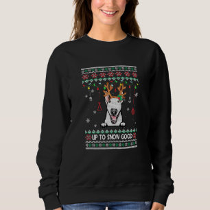 Bull Terrier Dog Reindeer Ugly Christmas Xmas Sweatshirt