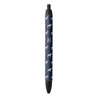 Bull Terrier Dogs Pattern Monogrammed