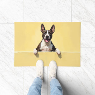 Bull Terrier Doormat Art