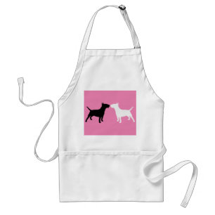 Bull Terrier Double Silhouette Apron