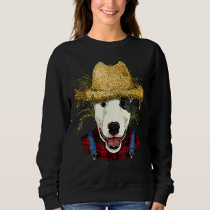 Bull Terrier Farmer Farming Agriculture Pet Bully Sweatshirt