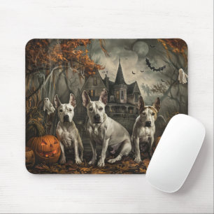 Bull Terrier Halloween Night Doggy Delight Mouse Mat