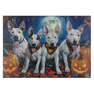 Bull Terrier Halloween Spooky  Cutting Board