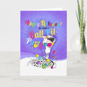 Bull Terrier Happy Birthday Greeting Card