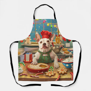 Bull Terrier Holiday Baking: Festive Christmas Apron
