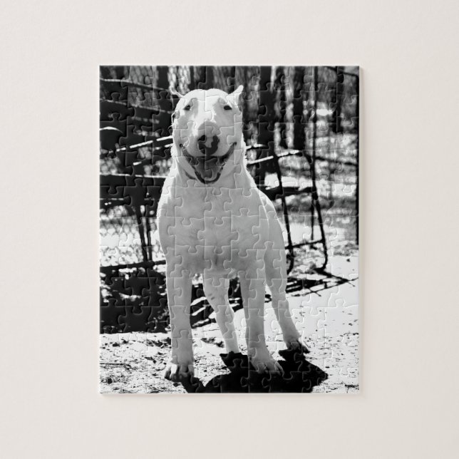 Bull terrier jigsaw puzzle (Vertical)