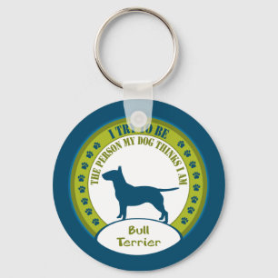 Bull Terrier Key Ring
