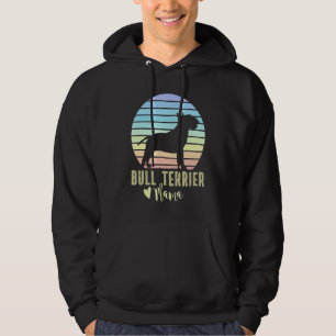 Bull Terrier Mama English Bull Terrier Dog Mum Hoodie