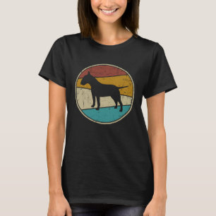 Bull Terrier   Men Women Bull Terrier Dog Retro T-Shirt