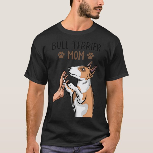 Bull Terrier Mom Dog Lover Pullover  (Front)