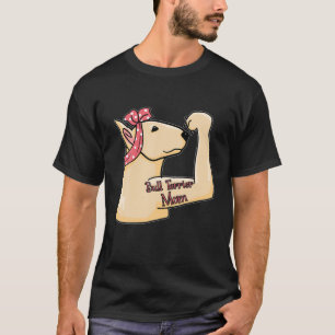 Bull Terrier Mum Tattoo, Gift Bully Mum Dog Owner T-Shirt