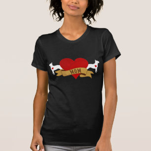 Bull Terrier Mum [Tattoo style] T-Shirt