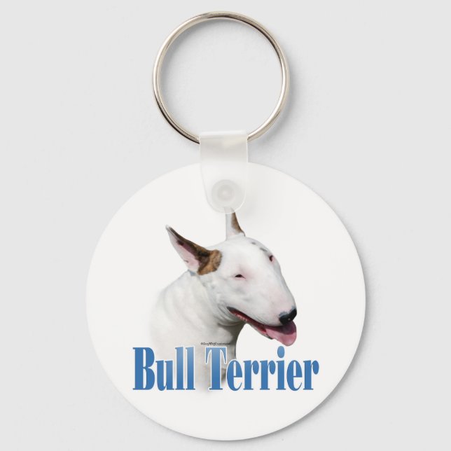 Bull Terrier Name Key Ring (Front)