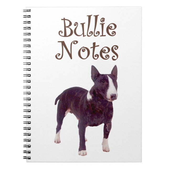 Bull Terrier Notebook (Front)