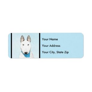 Bull Terrier Painting - Cute Original Dog Art