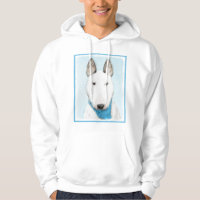 Bull Terrier Painting - Cute Original Dog Art