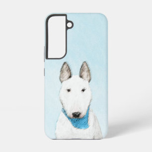 Bull Terrier Painting - Cute Original Dog Art Samsung Galaxy Case