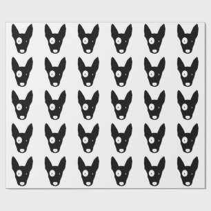 BULL TERRIER PATTERN Wrapping Paper
