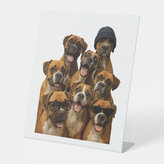 Bull Terrier  Pedestal Sign (Front)