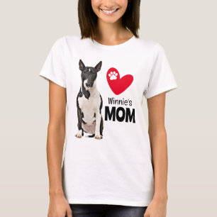Bull Terrier Personalised Mum T-Shirt