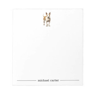 Bull Terrier Personalised Notepad