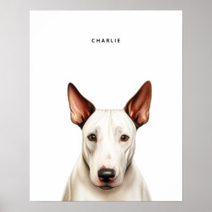 Bull Terrier Personalized Print
