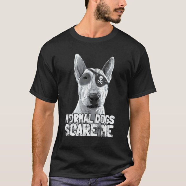 Bull Terrier Pirate T-Shirt (Front)