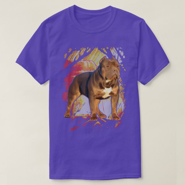 Bull Terrier Pit Bull Dog T-Shirt Copy Copy Copy C (Design Front)
