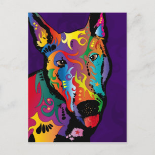 Bull Terrier Postcard