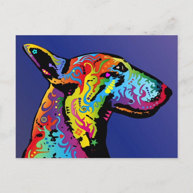 Bull Terrier Postcard (Front)