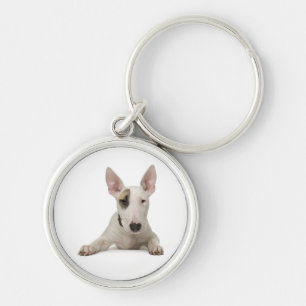 Bull Terrier Puppy Dog Keychain