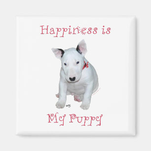 Bull Terrier Puppy Magnet